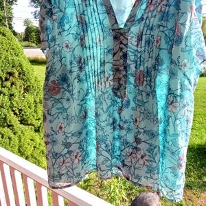 3x Coldwater Creek light green or turquoise top.